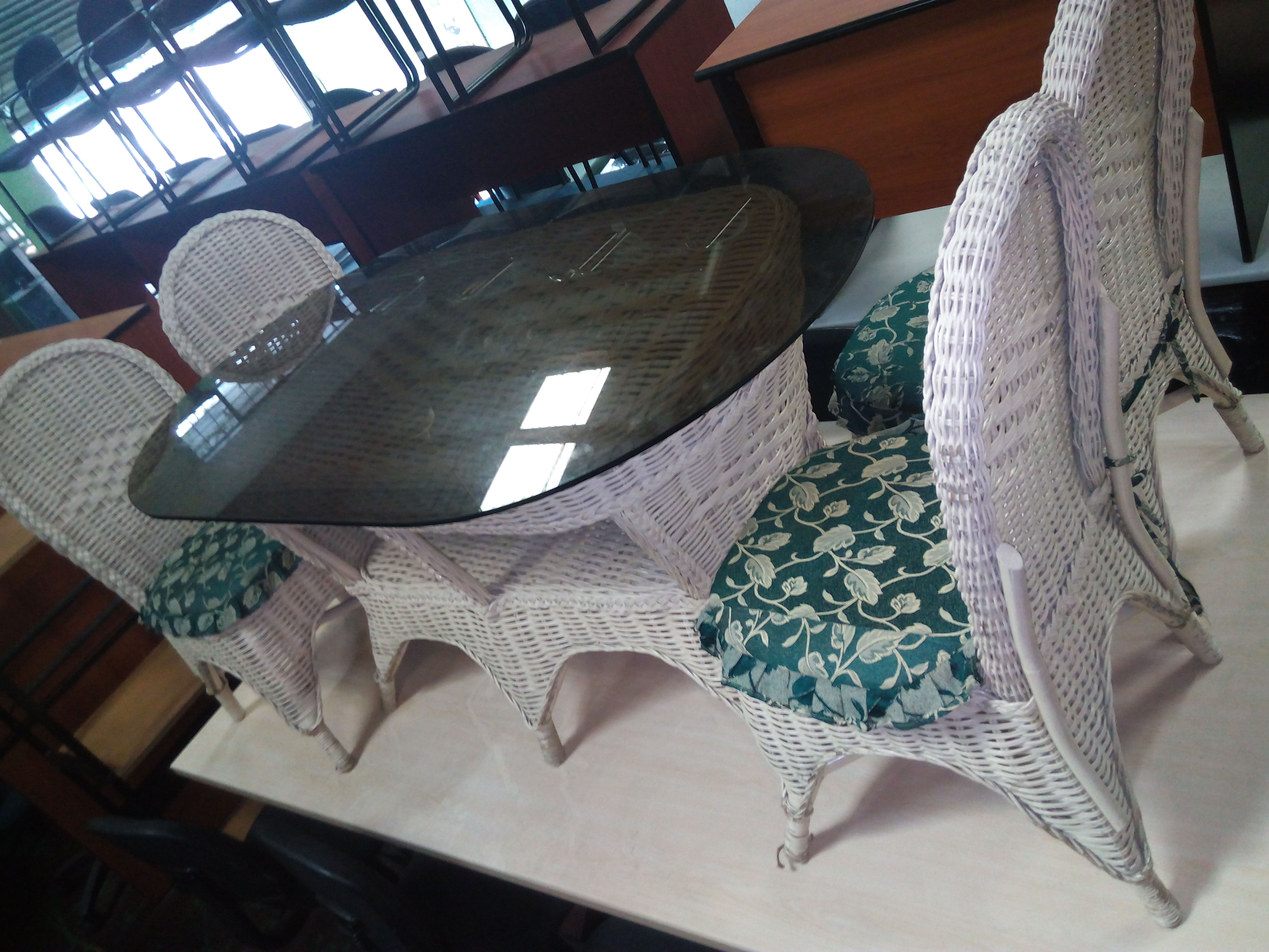 used rattan dining set Used Office Furniture Philippines